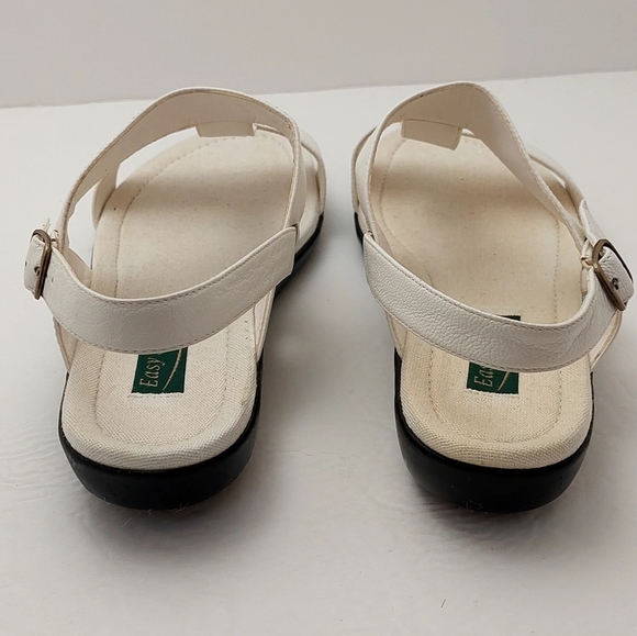 Easy Spirit Woodley White Women's Size 9 1/2 9.5 M Casual Sandles Kashi Kid - Picture 5 of 12